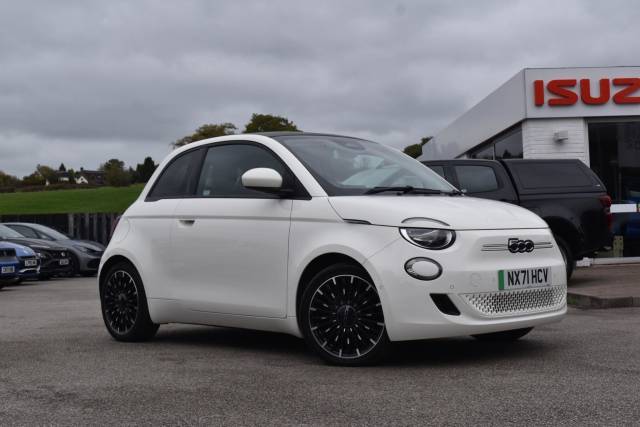 Fiat 500e C 42kWh Icon Auto 2dr Convertible Electric White