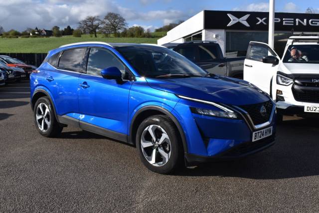Nissan Qashqai 1.3 DIG-T MHEV N-Connecta Euro 6 (s/s) 5dr SUV Hybrid Blue
