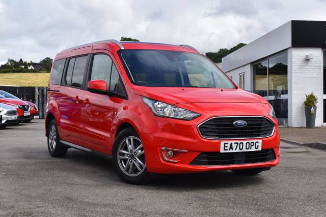 Ford Grand Tourneo Connect 1.5 EcoBlue Titanium Auto Euro 6 (s/s) 5dr MPV Diesel Red