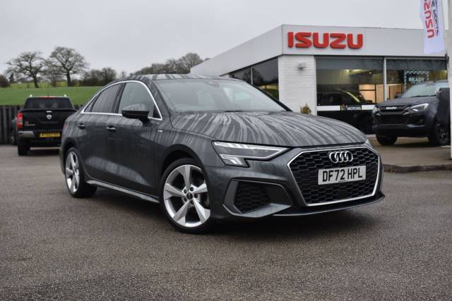 Audi A3 1.0 TFSI 30 S line S Tronic Euro 6 (s/s) 4dr Saloon Petrol Grey