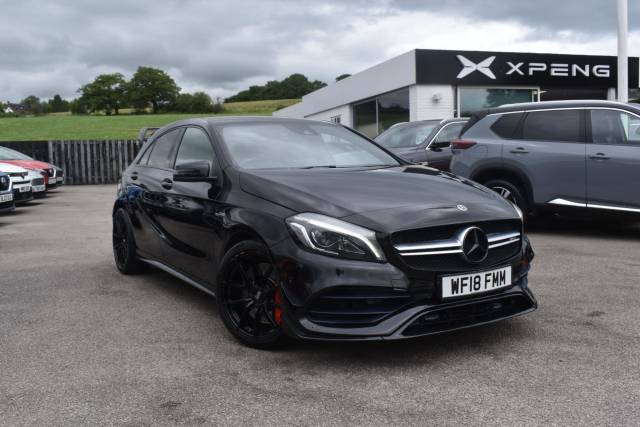 Mercedes-Benz A Class 2.0 A45 AMG SpdS DCT 4MATIC Euro 6 (s/s) 5dr Hatchback Petrol Black