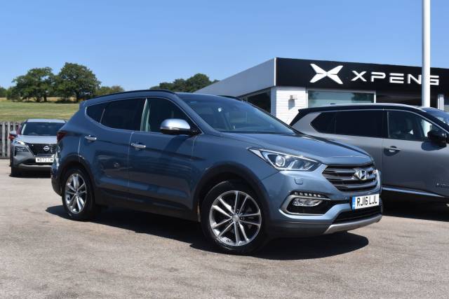 Hyundai SANTA FE 2.2 CRDi Blue Drive Premium SE Auto 4WD Euro 6 (s/s) 5dr (7 Seat) SUV Diesel Blue