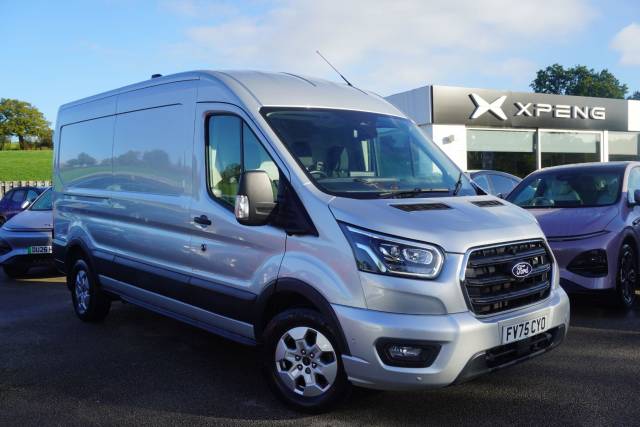Ford Transit 2.0 350 EcoBlue Limited Auto FWD L3 H2 Euro 6 (s/s) 5dr Panel Van Diesel Silver
